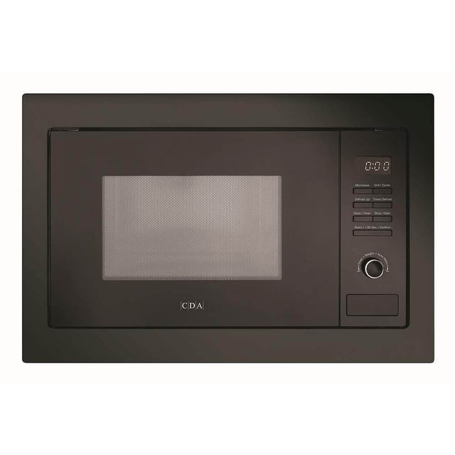 CDA VM231BL Built-In Microwave Oven and Grill, 388mm High, 390mm Deep, Black