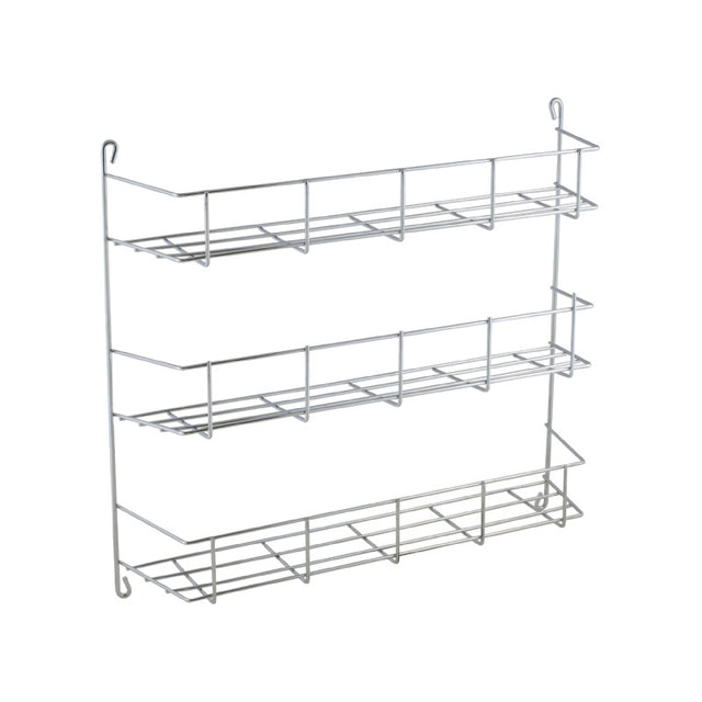 3 Tier Wire Spice Rack For Door Mounting - 300mm Door