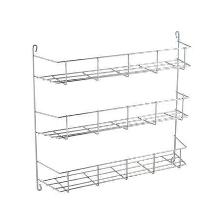 3 Tier Wire Spice Rack For Door Mounting - 500mm Door