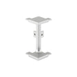 Mid Profile External Corner Joint for True Handleless - Brushed Silver