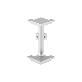 Mid Profile External Corner Joint for True Handleless - Brushed Silver