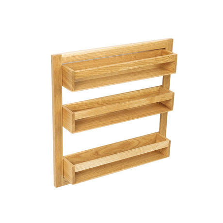 3 Tier Oak Spice Rack