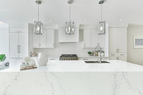Statuario (Bianco Frost) - Quartz Worktop