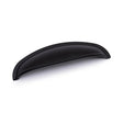 AURORA Round Cup Handle - 125mm (96mm Hole Centres) - Matt Black (HB1-0114)