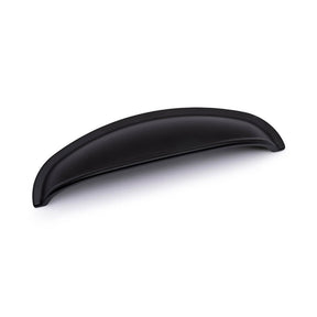 AURORA Round Cup Handle - 125mm (96mm Hole Centres) - Matt Black (HB1-0114)