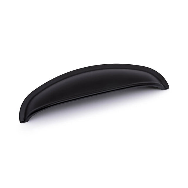 AURORA Round Cup Handle - 125mm (96mm Hole Centres) - Matt Black (HB1-0114)