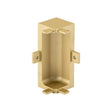Mid Profile Internal Corner Joint for True Handleless - Brushed Brass