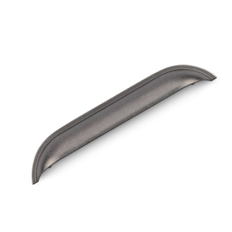 AURORA Linear Cup Handle - 206mm (160mm Hole Centres) - Pewter (HB2-0119)