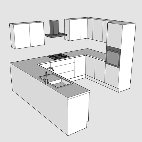 Medium Kitchen kitchen layout