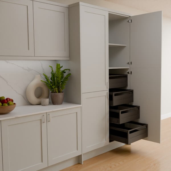 Larder with Internal Drawers