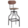 AURORA Bolzano Bar Stool - Brown