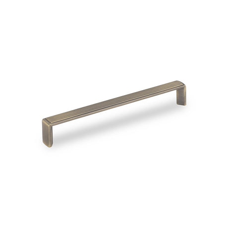 AURORA D Reeded Handle - 167mm (160mm Hole Centres) - Antique Brass (HB12- 0260)