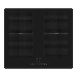 BEKIA 60cm Black 4 Zone Flex Induction Hob Slider Controls