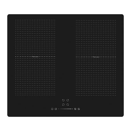 BEKIA 60cm Black 4 Zone Flex Induction Hob Slider Controls