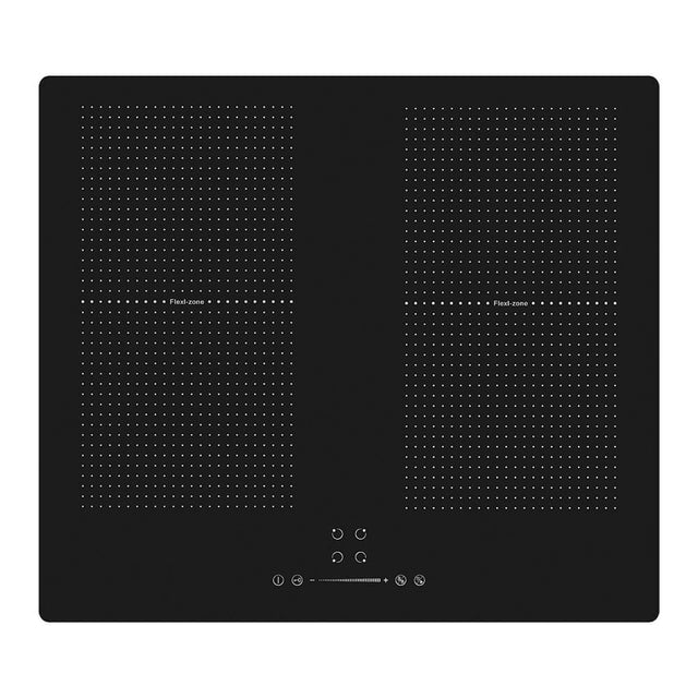 BEKIA 60cm Black 4 Zone Flex Induction Hob Slider Controls