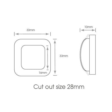 Vega Square Dimensions