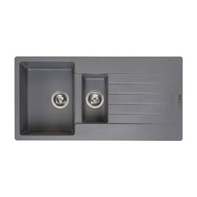 Reginox HARLEM 1.5 Bowl Grey Granite Sink  - 1000mm Wide