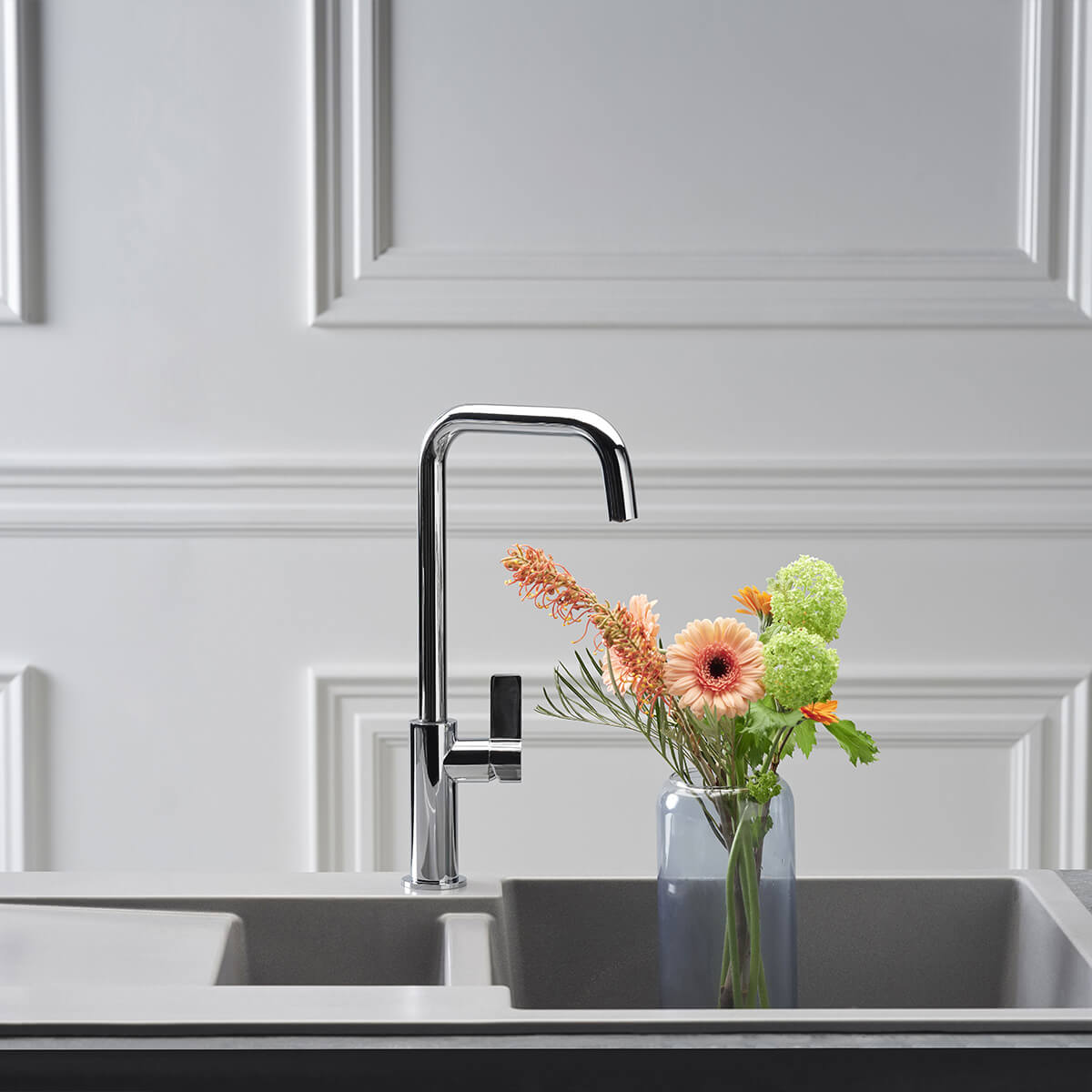 Reginox AMSTERDAM 1.5 Bowl Grey Granite Sink - 1000mm Wide