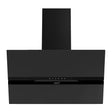 BEKIA 90cm Matt Black Auto-Open Angled Glass Hood with Hidden Touch