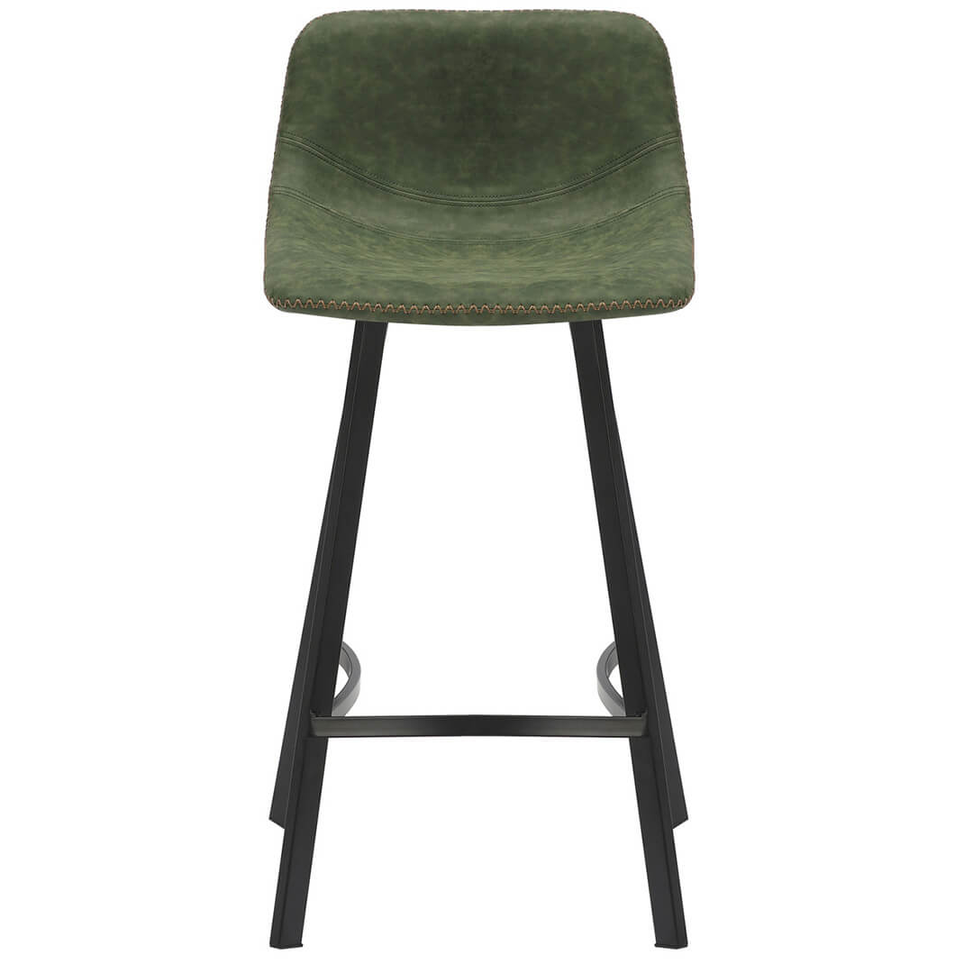 AURORA-Antico-Bar-Stool-Sage-Green-66cm-Front