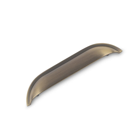 AURORA Linear Cup Handle - 174mm (128mm Hole Centres) - Antique Brass (HB11-248)