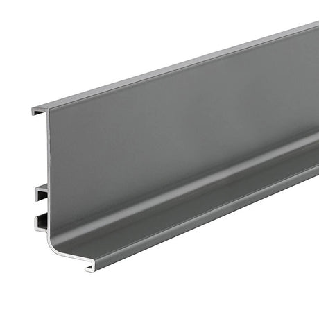 Top Profile for True Handleless - Anthracite - 4000mm Length