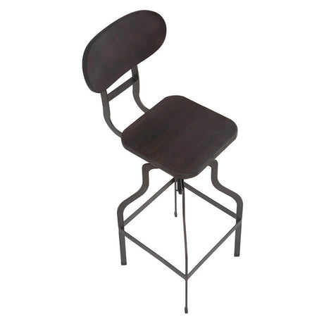 AURORA-Bolzano-Industrial-Bar-Stool-Espresso-Above