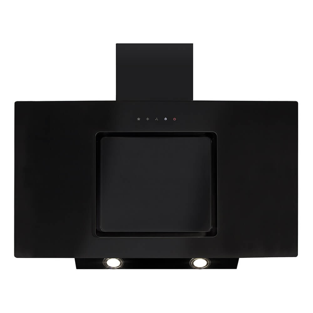 CDA EVA90BL 90cm Angled Extractor, Black, 3 Speed, Timer Function