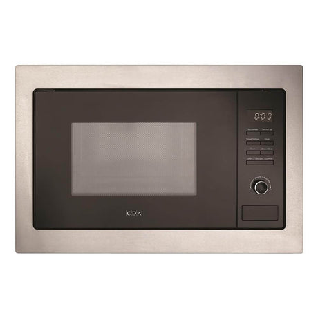 CDA VM131SS Built-In Microwave Oven, 388mm High, 390mm Deep, Stainless Steel