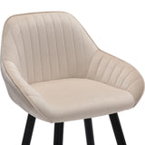 AURORA-Velluto-Velvet-Bar-Stool-Cream-Seat-Pad