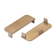 Mid Profile End Plate for True Handleless - Brushed Bronze