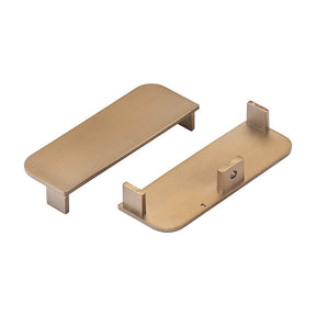 Mid Profile End Plate for True Handleless - Brushed Bronze