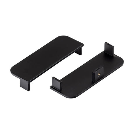 Mid Profile End Plate for True Handleless - Brushed Black