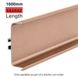 Mid Profile for True Handleless - 1600mm Length - Brushed Copper