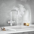 KoGE 3-in-1 Square Spout Boiling Hot Water Tap | Chrome