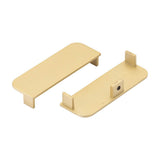 Mid Profile End Plate for True Handleless - Brushed Brass