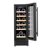 BEKIA 30cm Black Wine Cooler