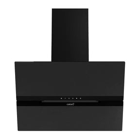 BEKIA 60cm Matt Black Auto-Open Angled Glass Hood with Hidden Touch