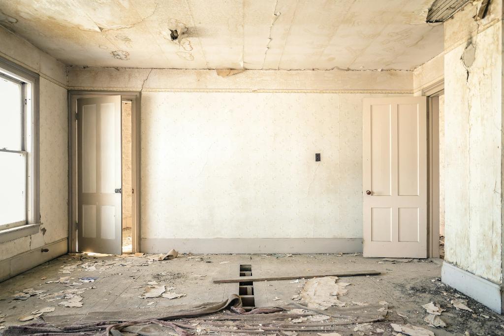 An empty room will allow for seeing the construction of the flooring substrate - Better Kitchen An empty room will allow for seeing the construction of the flooring substrate - Better Kitchen