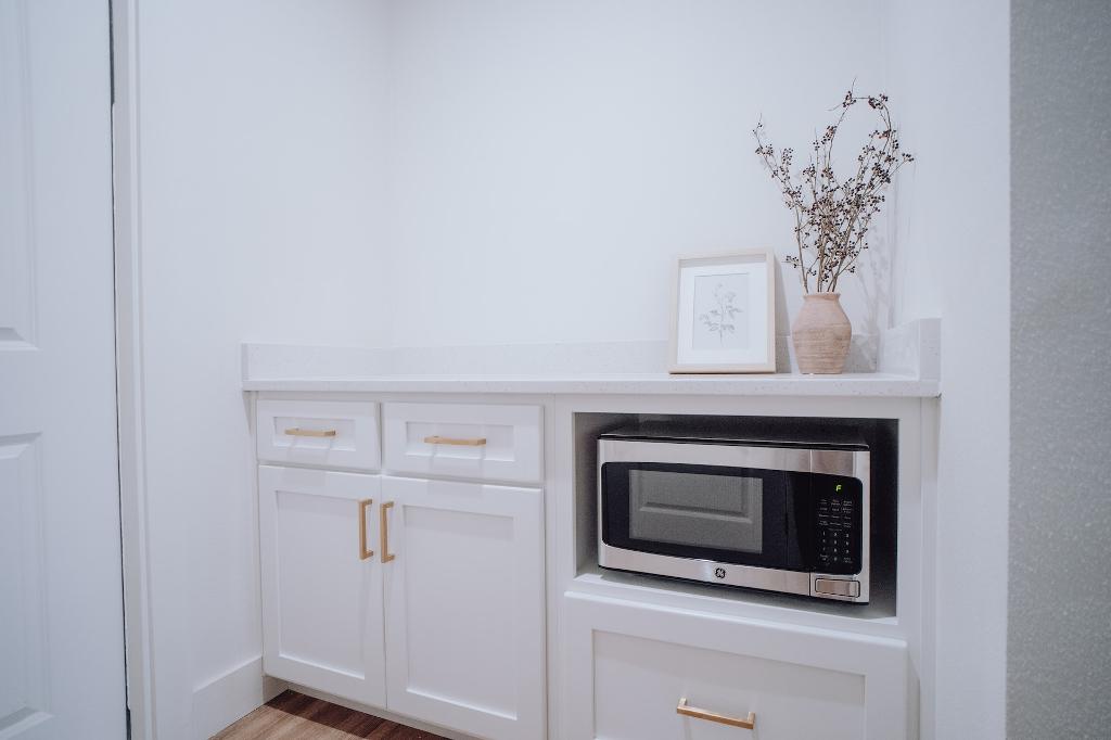 Corner microwave cart discount