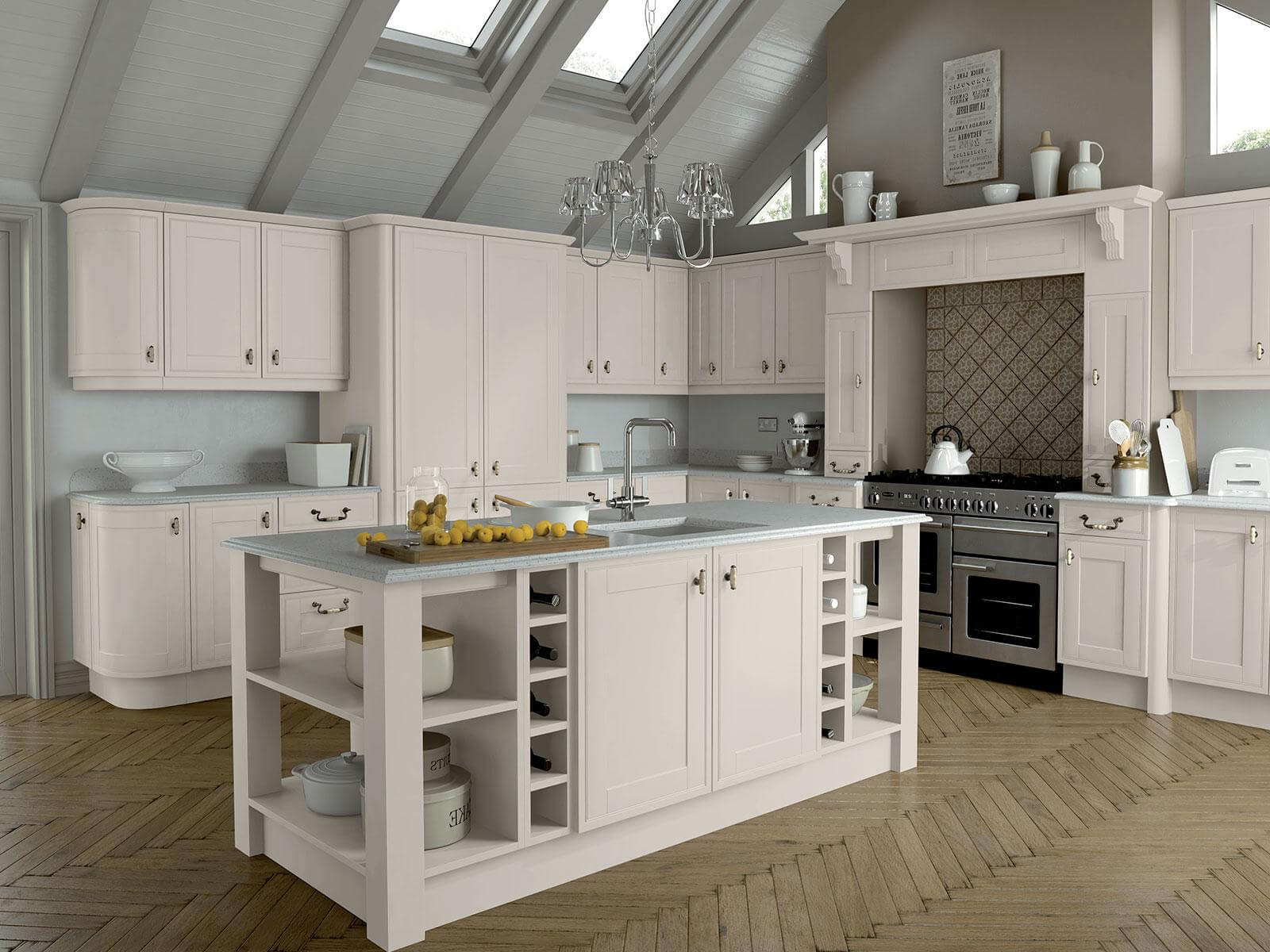Traditional Inframe Kitchen Fitted Kitchens: Delivered Ready to Fit