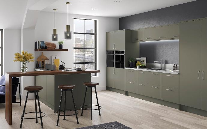 Artino Super Matt Modern Slab Kitchen Units - Better Kitchens