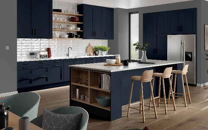 Tenby Textured Shaker Kitchen Units - Better Kitchens