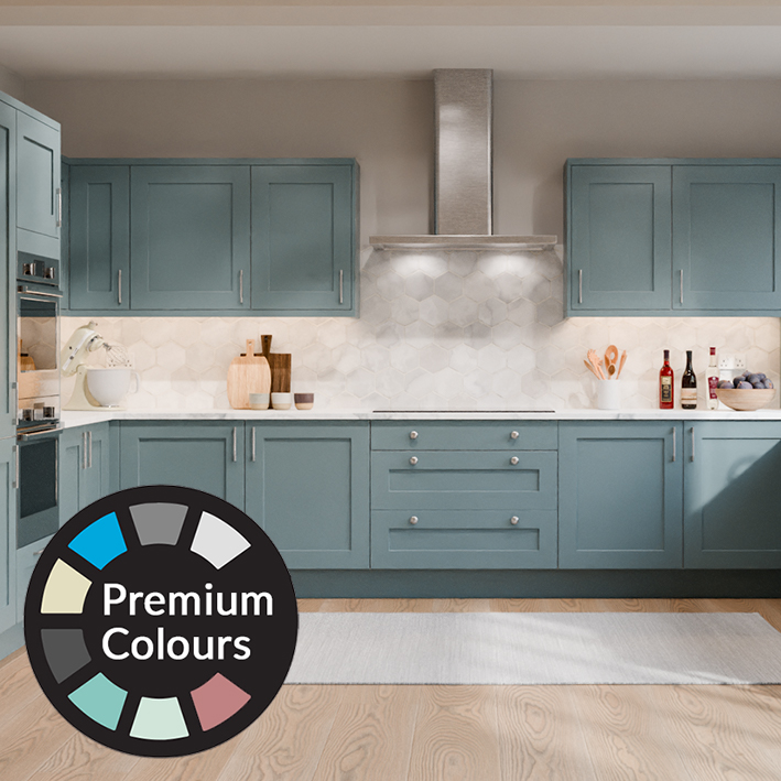 Premium Colour Kitchen Style