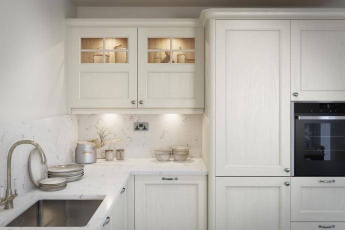 Strata Marbled White Room Set