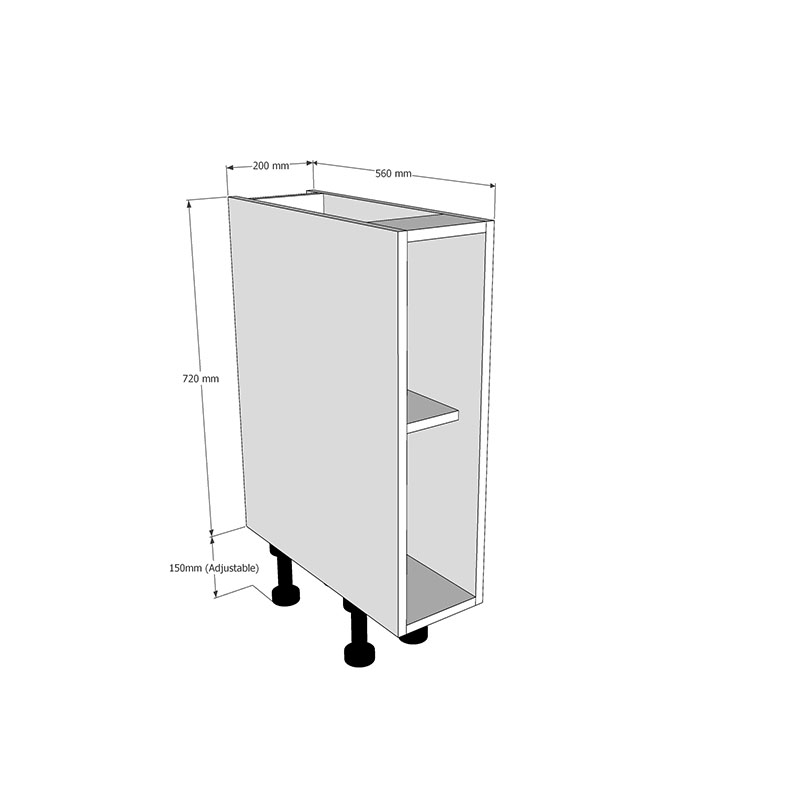 200mm Open Base Unit
