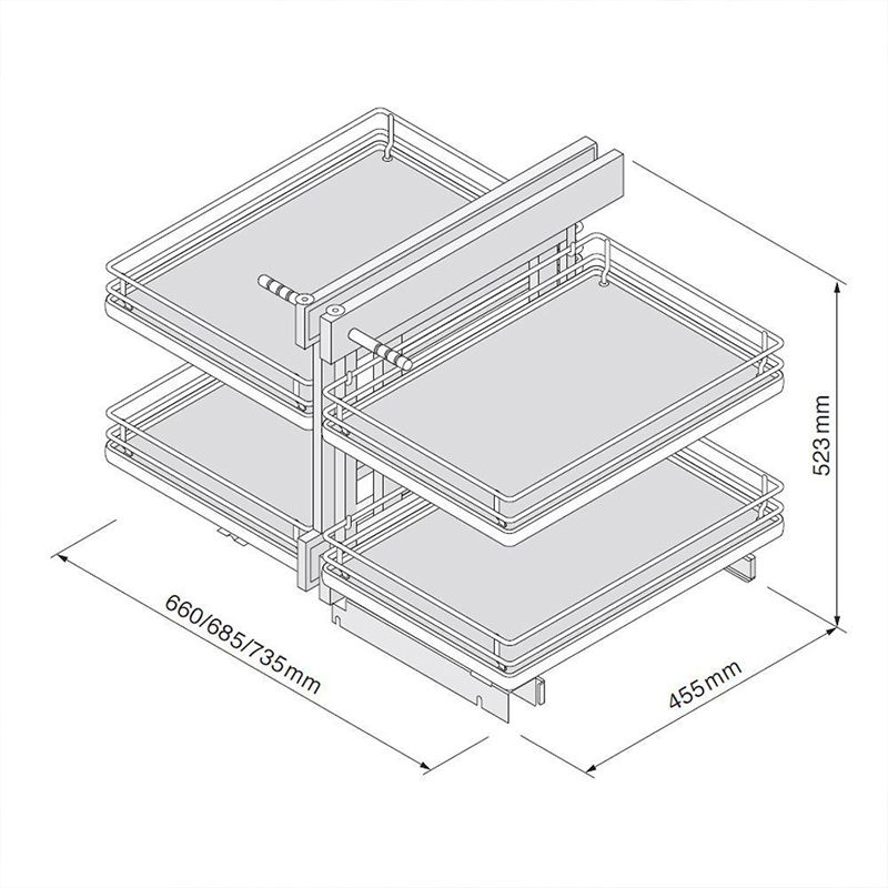 Individual blind corner optimiser sale
