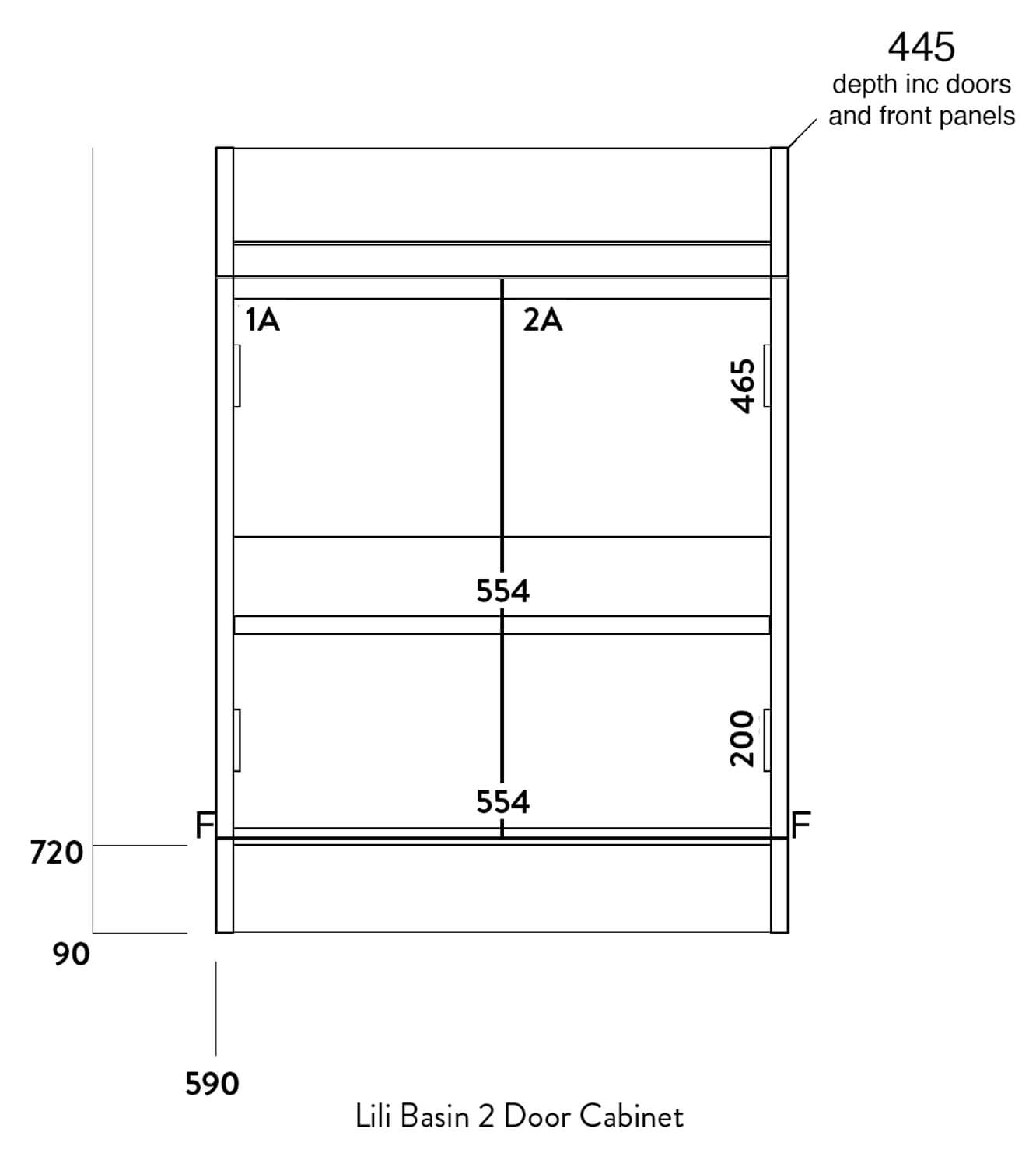 Empire 600mm Basin Cab - Anthracite 600CAB-LILI-ANTHRACITE_4