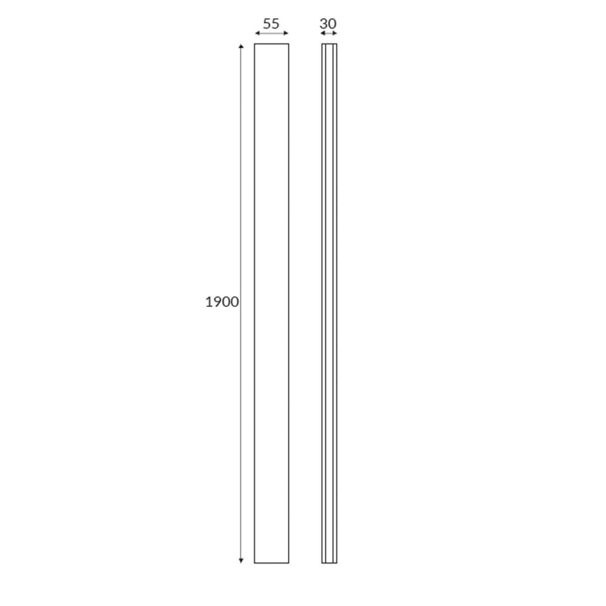 Extension Profile for S6 and S8 Enclosures SCUDEXT_2