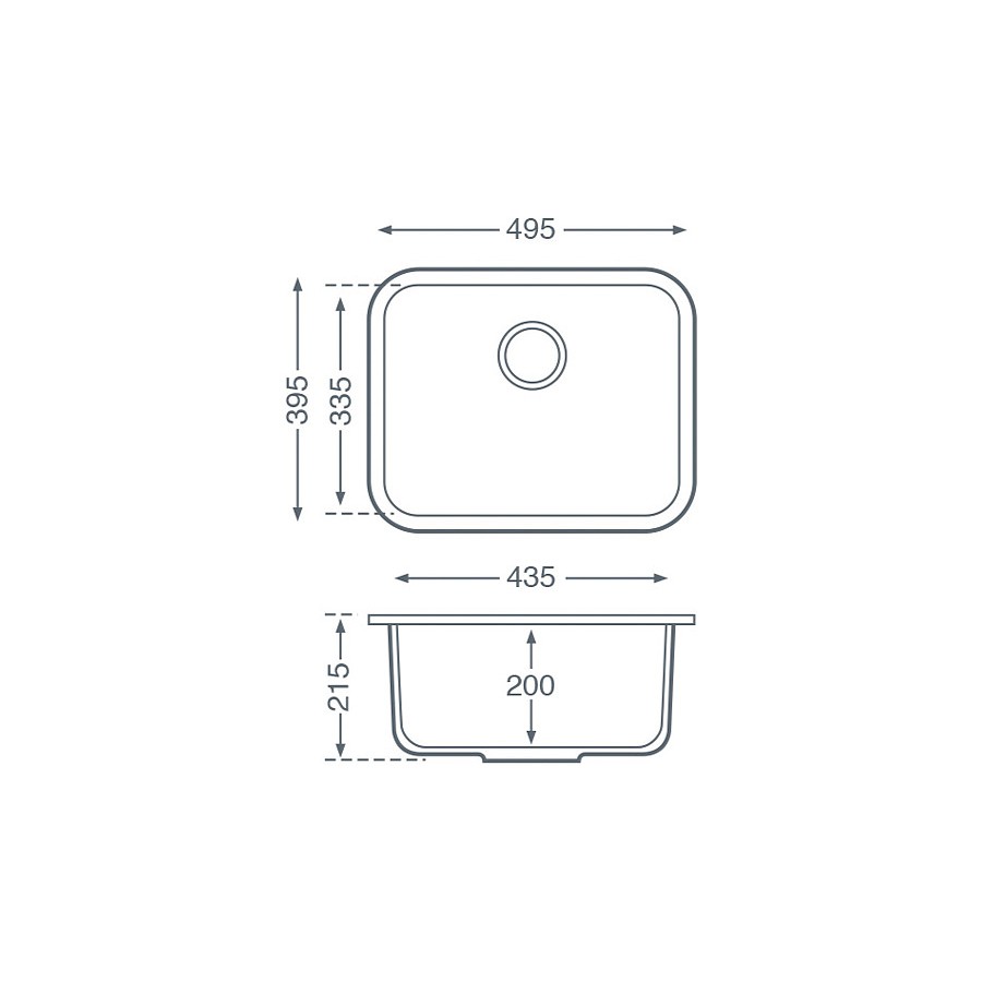 Argun 1.0 bowl Bright White Solid Surface Sink Dimensions